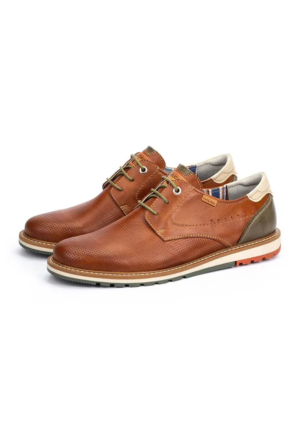 Спортивные кроссовки на шнуровке "берна" Pikolinos, Cognac Color — фото 2