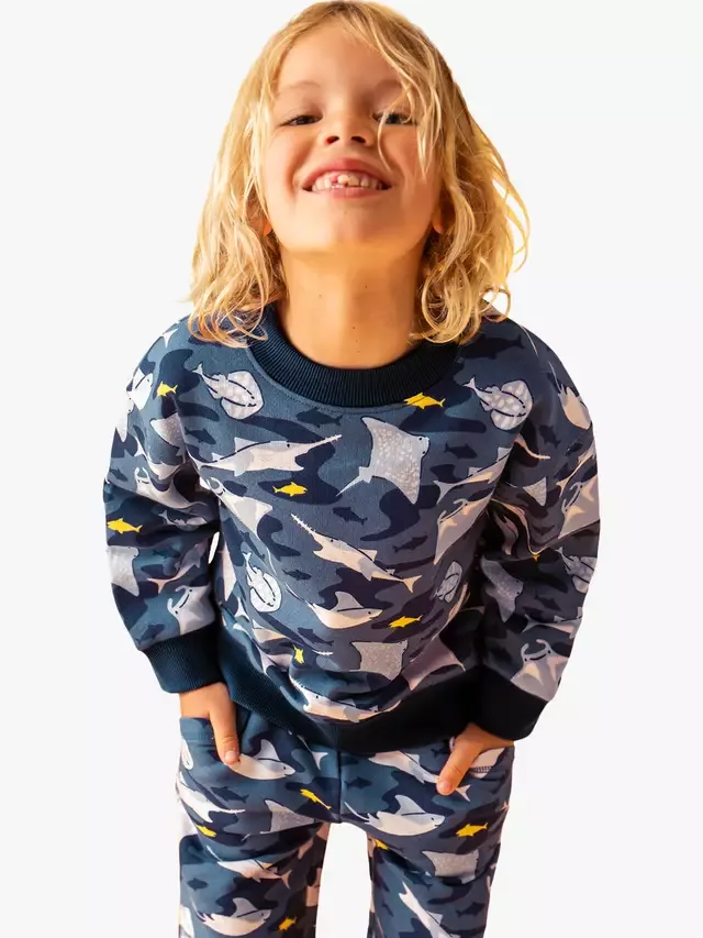 Детская толстовка из превосходного хлопкового флиса, Ray Fever Frugi — фото 2