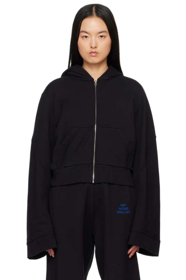 

Худи с панелями Mm6 Maison Margiela, черный