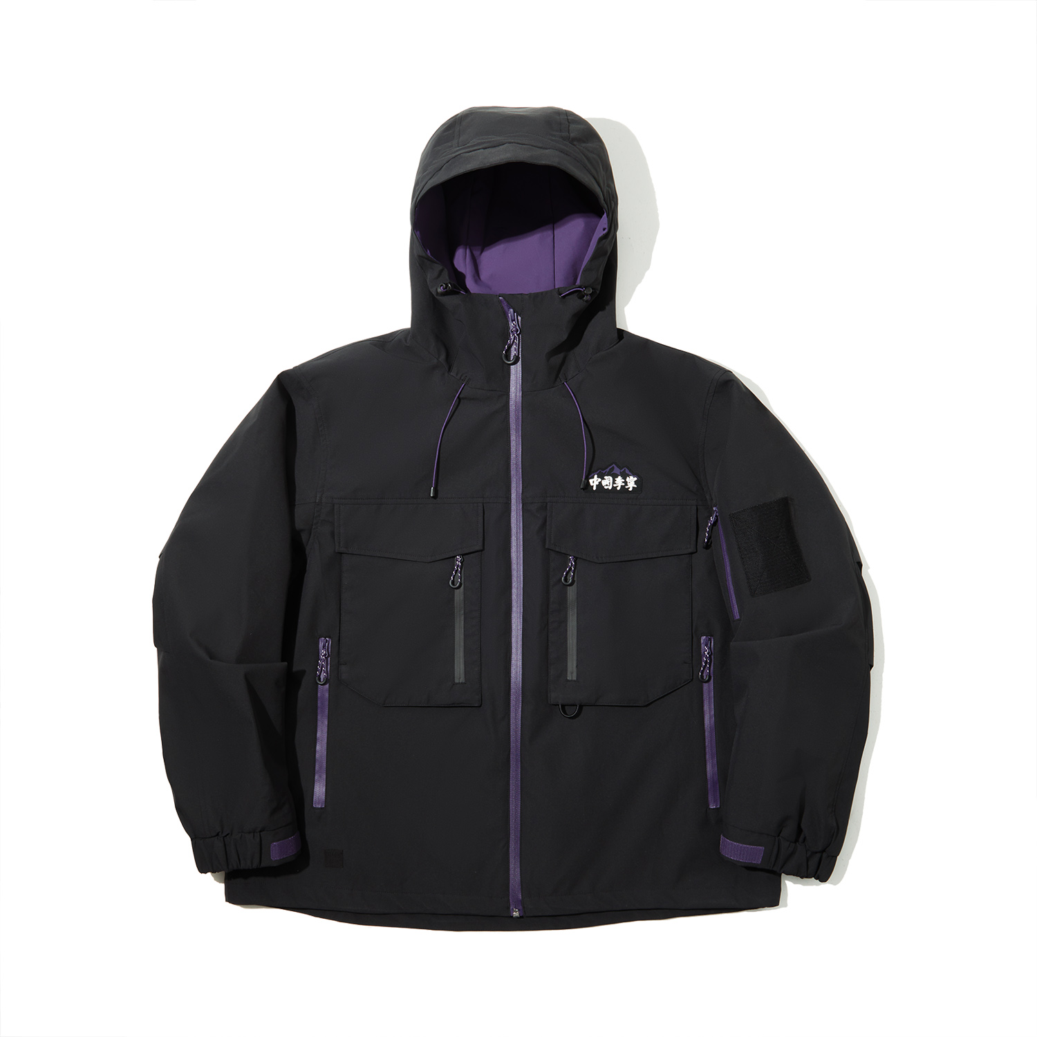 

Ветрозащитная дышащая термо-ветровка Windbreaker Jacket Unisex LiNing, черный