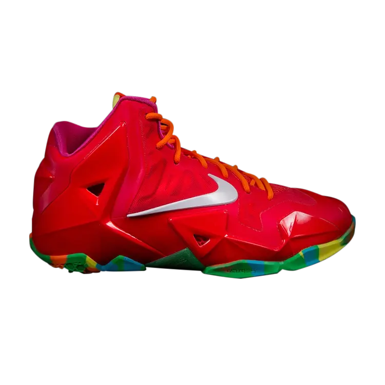 

Кроссовки Nike LeBron 11 GS 'Fruity Pebbles', красный