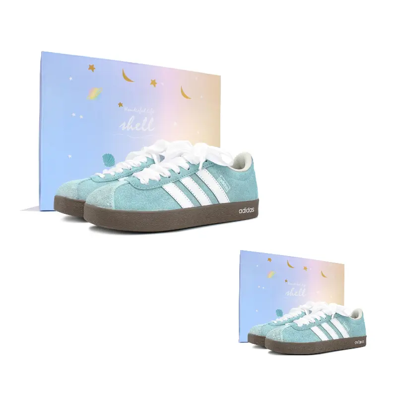 

Adidas Neo ВЛ Корт 2.0 Лес Светлячков Износостойкие и легкие низкие скейтерские кроссовки унисекс синий - синий, цвет Blue
