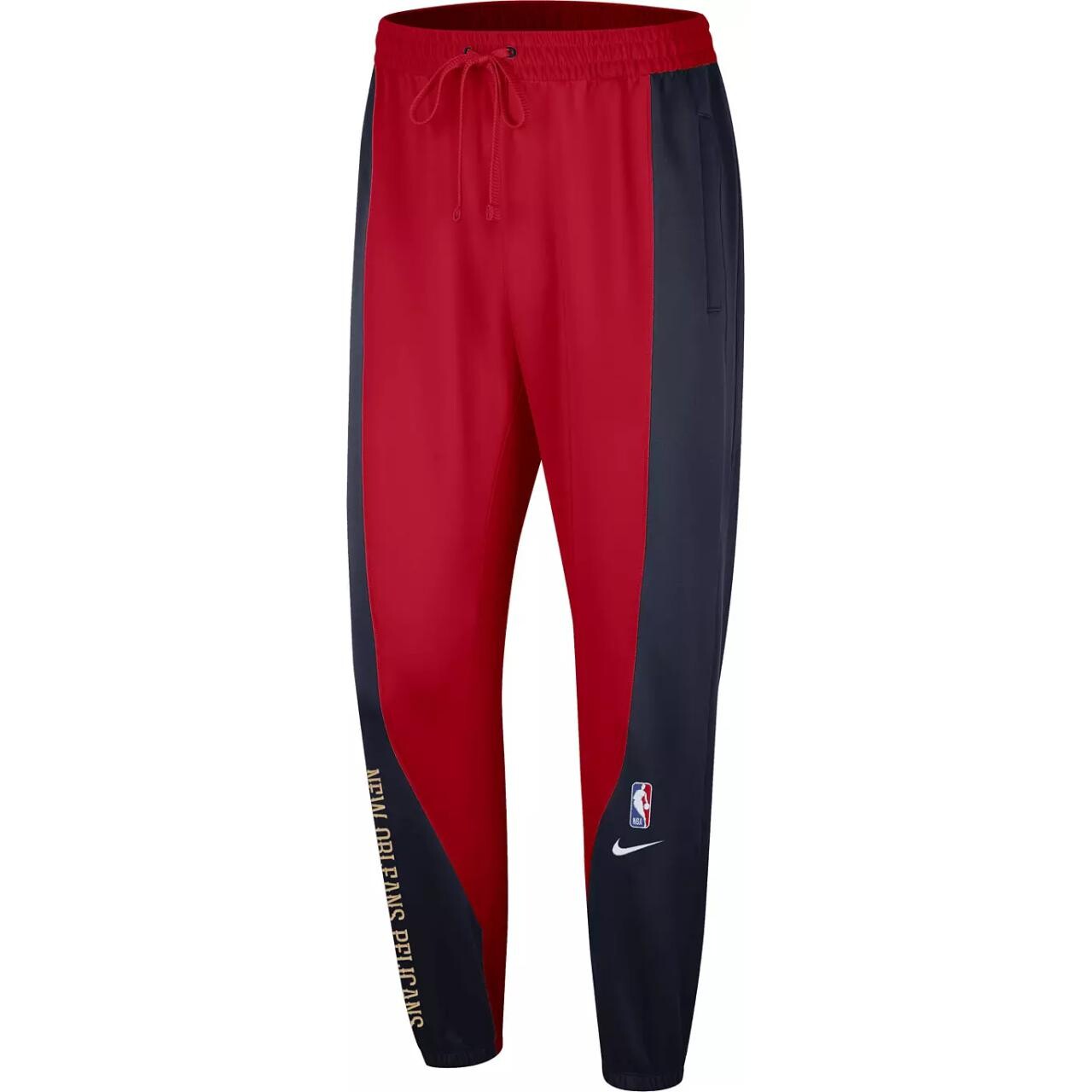 Трикотажные спортивные штаны New Orleans Pelicans для мужчин, темно-синие Nike, синий