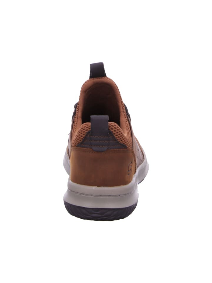 Кроссовки на шнуровке Skechers Lowtop-Sneaker DELSON - AXTON, цвет charcoal/dark brown — фото 2