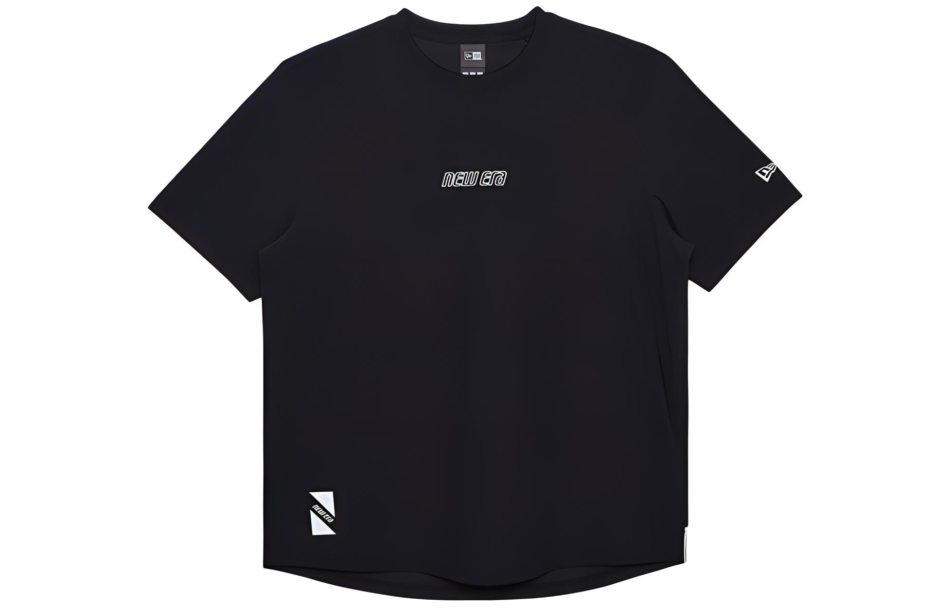 

New Era Футболка унисекс черная, Черный, New Era Футболка унисекс черная