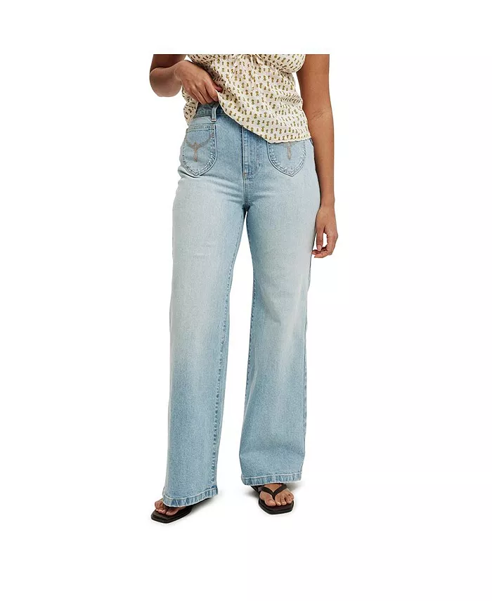 

Женские джинсы Curvy Stretch Wide COTTON ON, синий