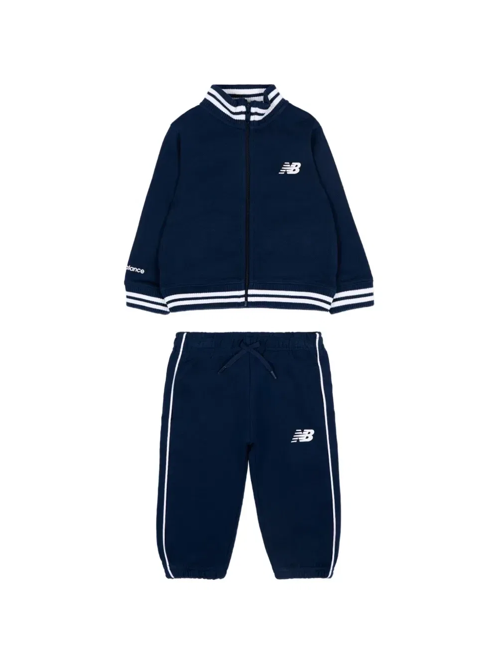 Спортивный костюм в полоску New Balance Kids, синий