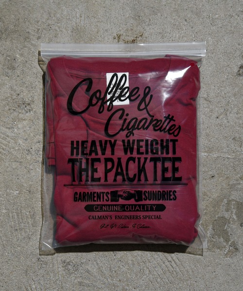 

Набор из 2 футболок, плотная ткань 5.6 унций (около 159 г) Coffee & Cigarettes, цвет бургундия