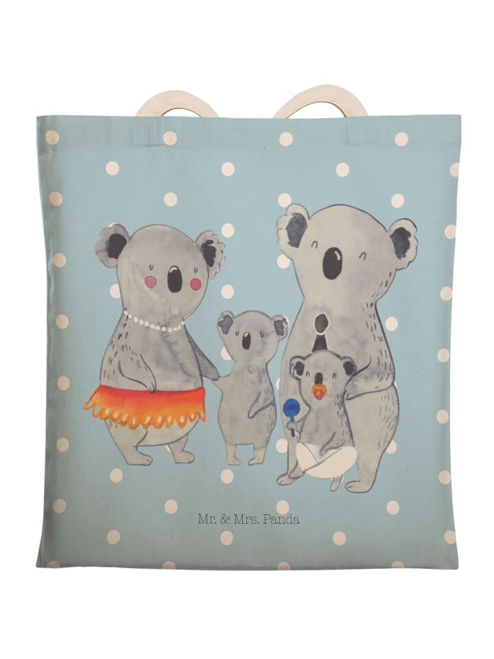 

Шоппер Mr. & Mrs. Panda, цвет blau pastell