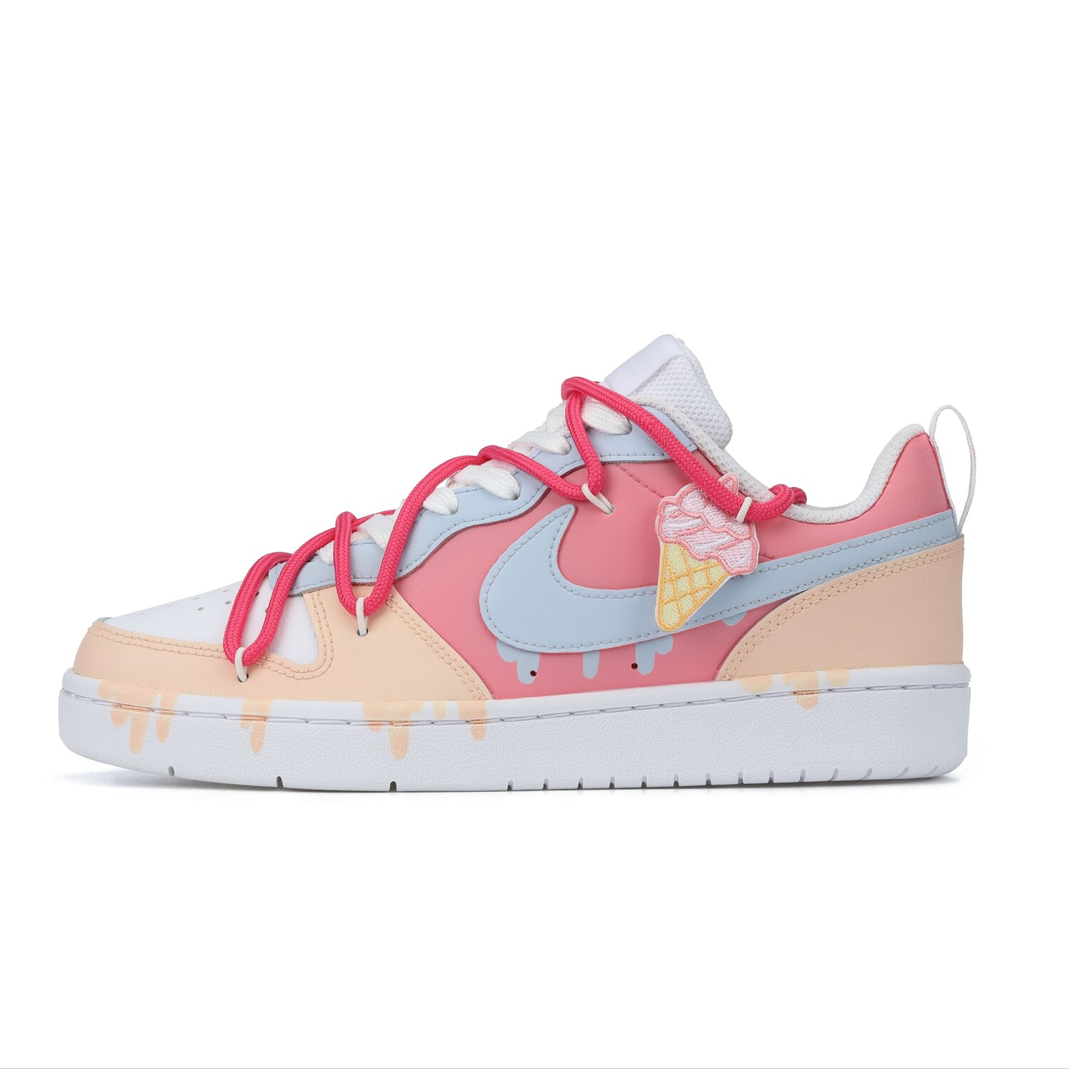 

Кроссовки для скейтборда Court Borough 2 женские, низкие, розовый Nike, розовый