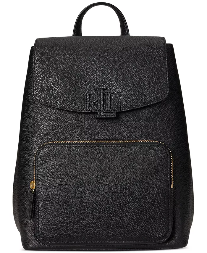 

Маленький рюкзак Cameryn из шагреневой кожи Lauren Ralph Lauren, черный