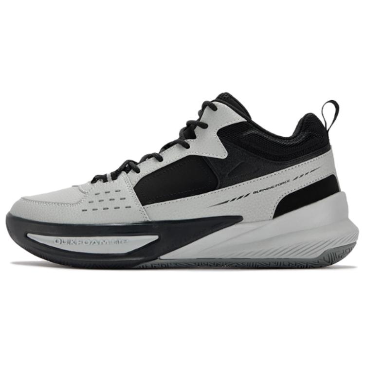 

361° Slip Resistant, Abrasion Resistant, Waterproof высокие баскетбольные кроссовки мужские Black Gray