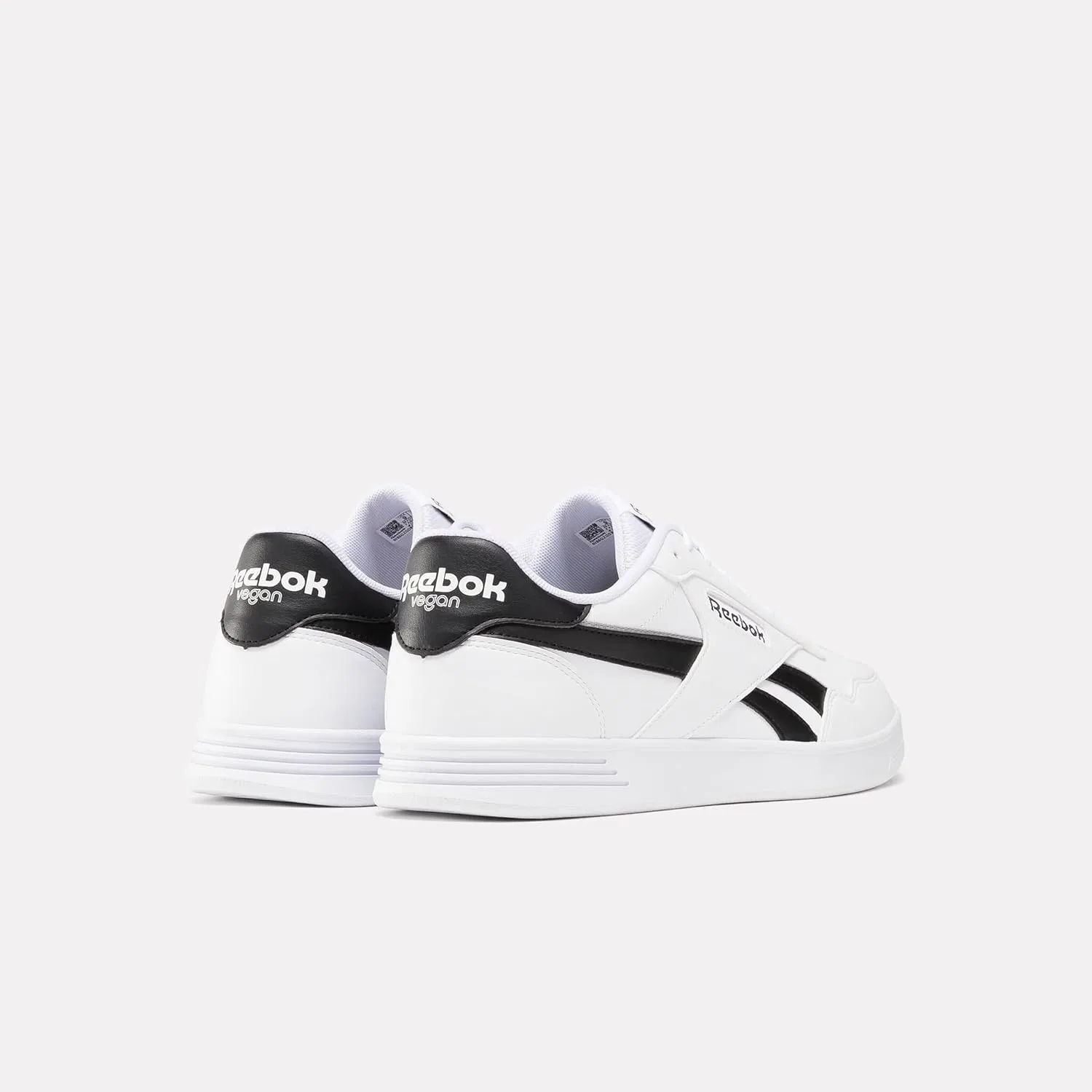 Кроссовки Reebok Unisex Court Advance Vegan, Ftw Wht Core Blk P Grey 3 — фото 3