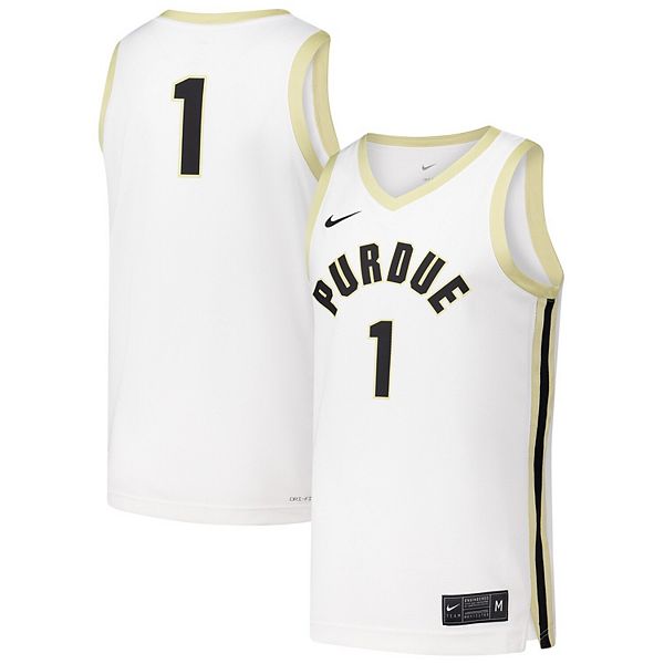 Мужская баскетбольная майка Purdue Boilermakers #1 белая Nike — фото 2