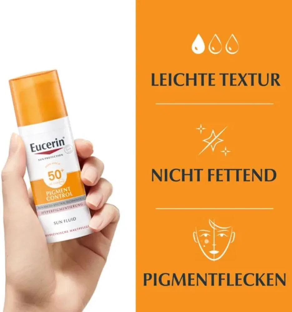 Солнцезащитный флюид Eucerin Pigment Control SPF 50+, 50 мл — фото 3