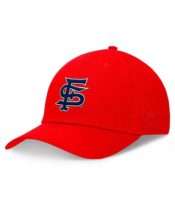 

Мужская красная кепка Fresno State Bulldogs Spacer Flex Top of the World