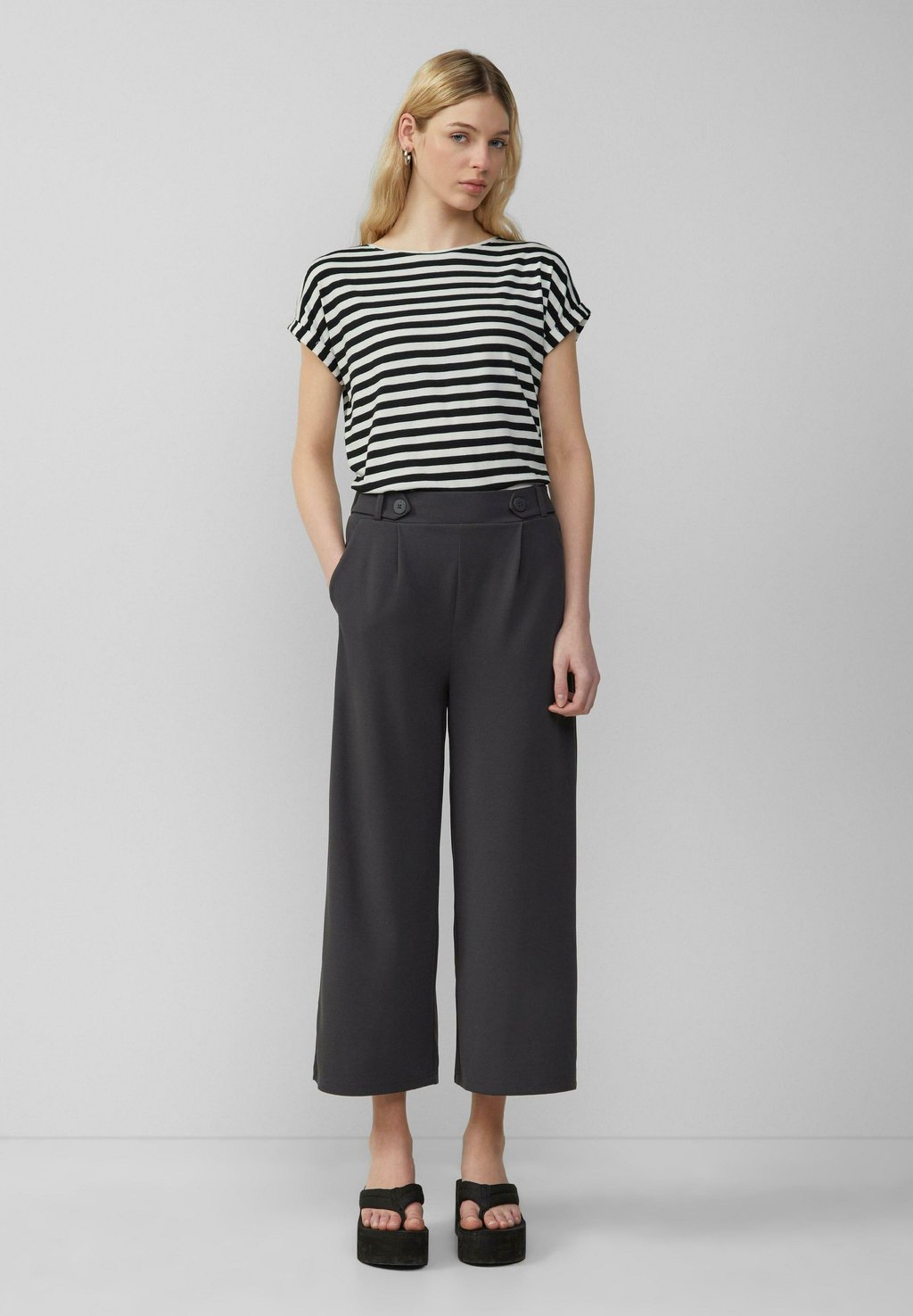 

Брюки CULOTTE AUS INTERLOCK QS, антрацит