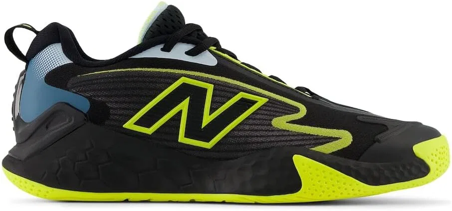 Кроссовки для тенниса New Balance Fresh Foam X Ct-Rally, Black/Firefly — фото 3