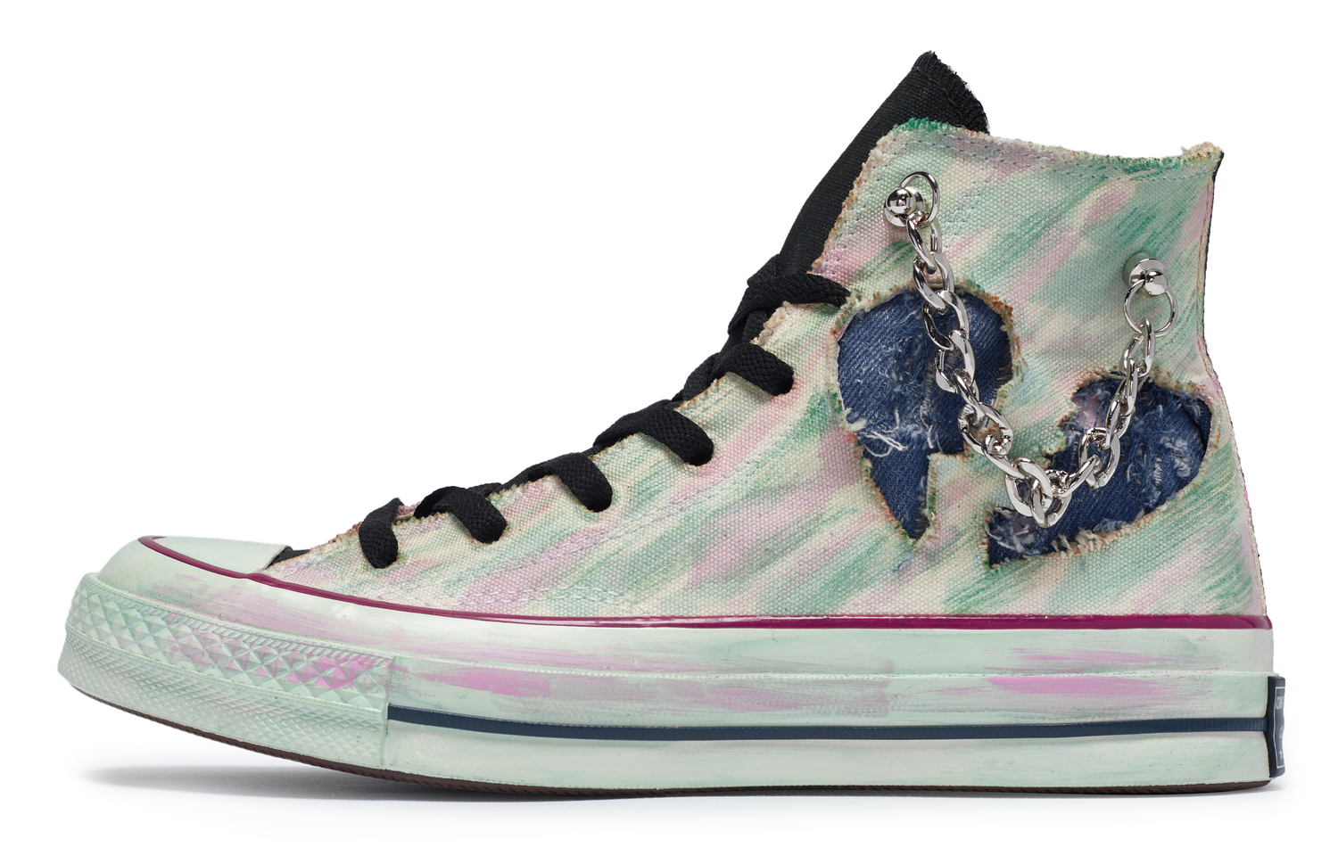 Converse Кроссовки унисекс 1970-х годов на высокой платформе черные белые фиолетовые зеленые розовые синие черные бежевые белые, цвет Black Beige White — фото 3