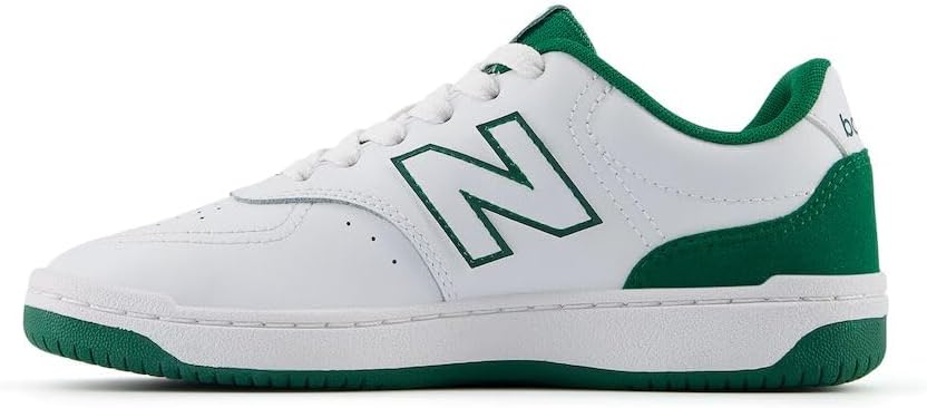 Кроссовки New Balance Unisex-Child Bb80 V1 на шнуровке, белый — фото 2