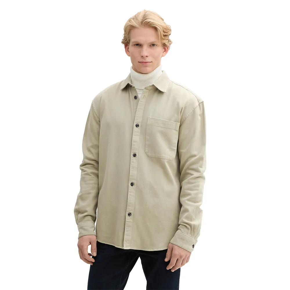 

Рубашка Tom Tailor Relaxed Garment Dye, бежевый