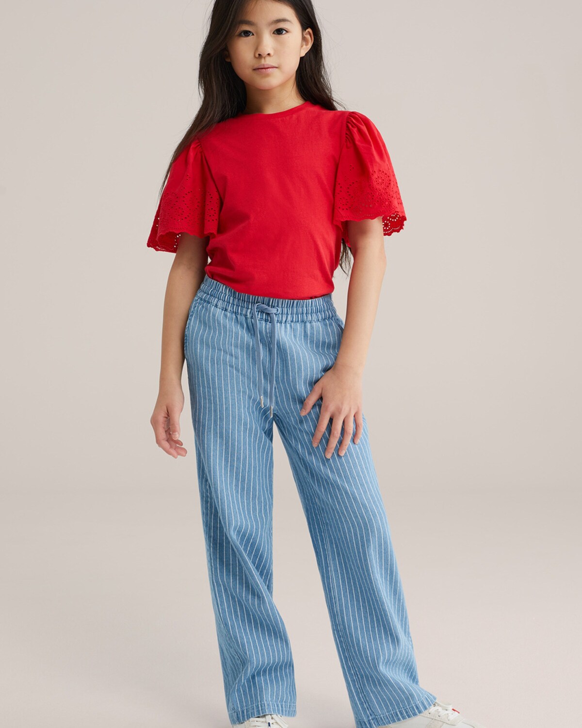 WE Fashion Футболка в красном цвете — фото 4