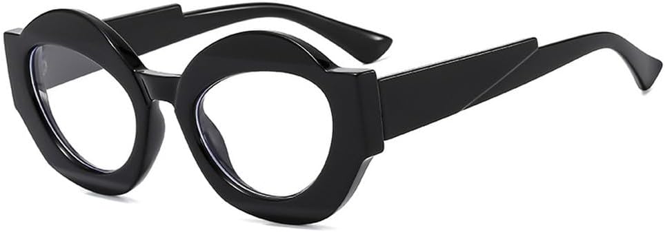 

Ретро уникальные двухцветные овальные солнцезащитные очки для женщин, модные прозрачные градиентные линзы, защита от УФ-излучения UV400, мужские солнцезащитные очки в стиле панк с леопардовым принтом WNCKSQ, Black Clear