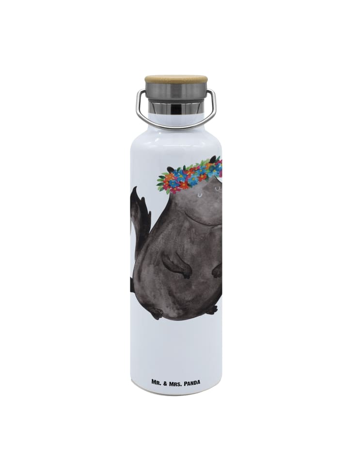 

Mr. & Mrs. Panda Бутылка для питья Skunk без слогана, белого цвета
