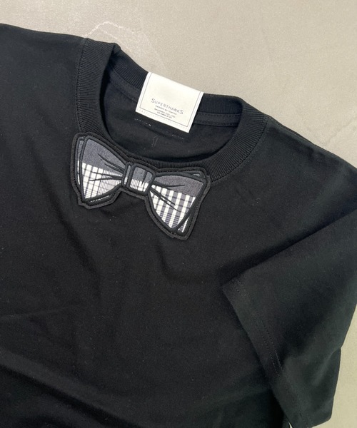 

Футболка с нашивкой-бабочкой, оверсайз SUPERTHANKS, черный