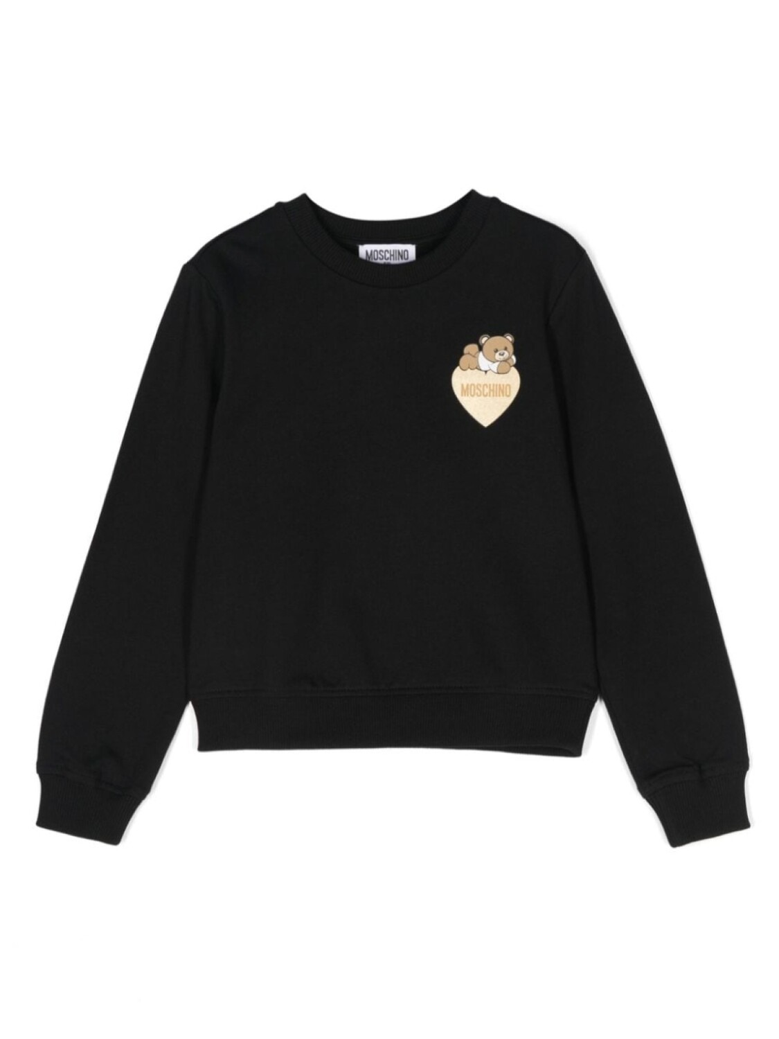 

Moschino Kids толстовка с принтом Teddy Bear, черный