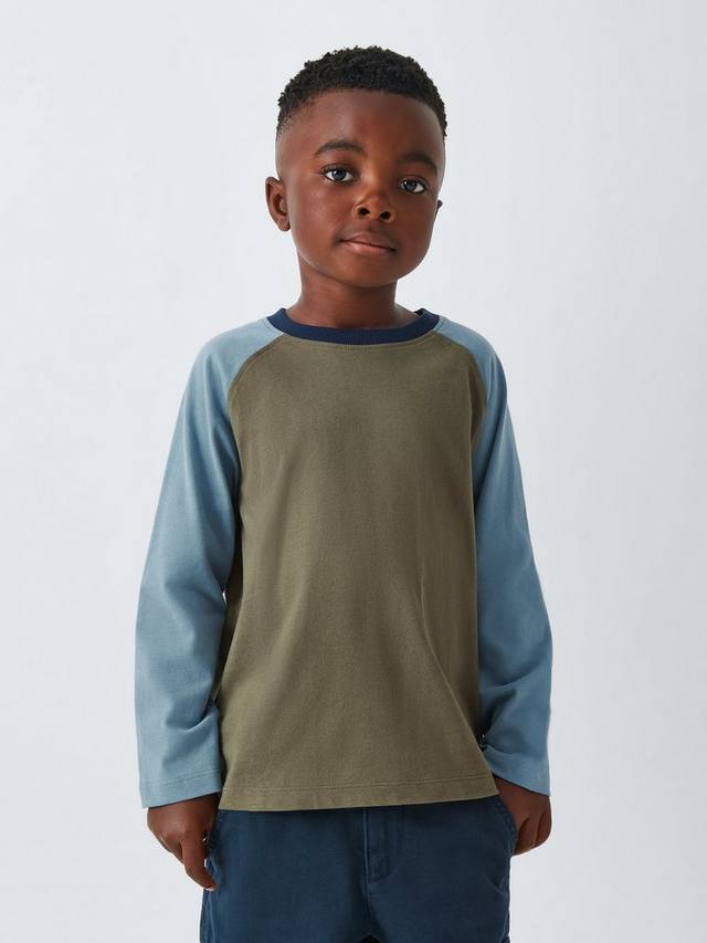 Детские футболки с регланными рукавами John Lewis, Pack of 3, Multi — фото 4