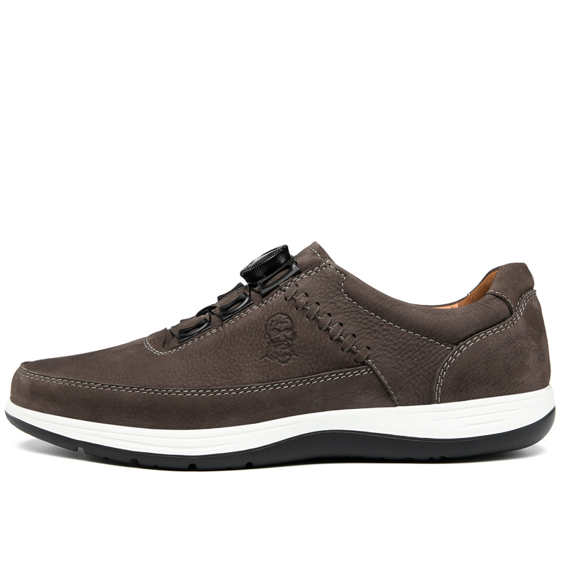 

LAORENTOU Мужские повседневные туфли низкие черно-серые серые, цвет Gray