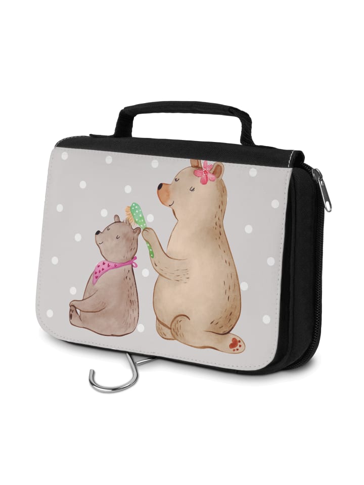 

Косметичка медвежонок без слов в серых пастельных тонах Mr. & Mrs. Panda, пастельно-серый