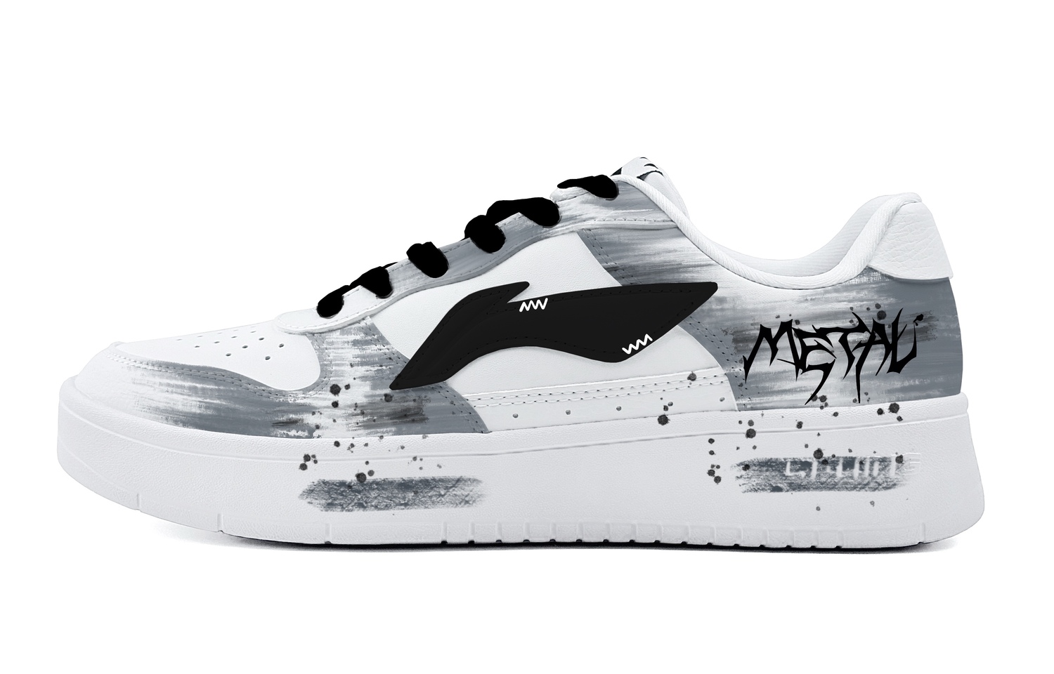 

Кроссовки скейтерские мужские low top Abrasion Resistant Gray LINING, серый