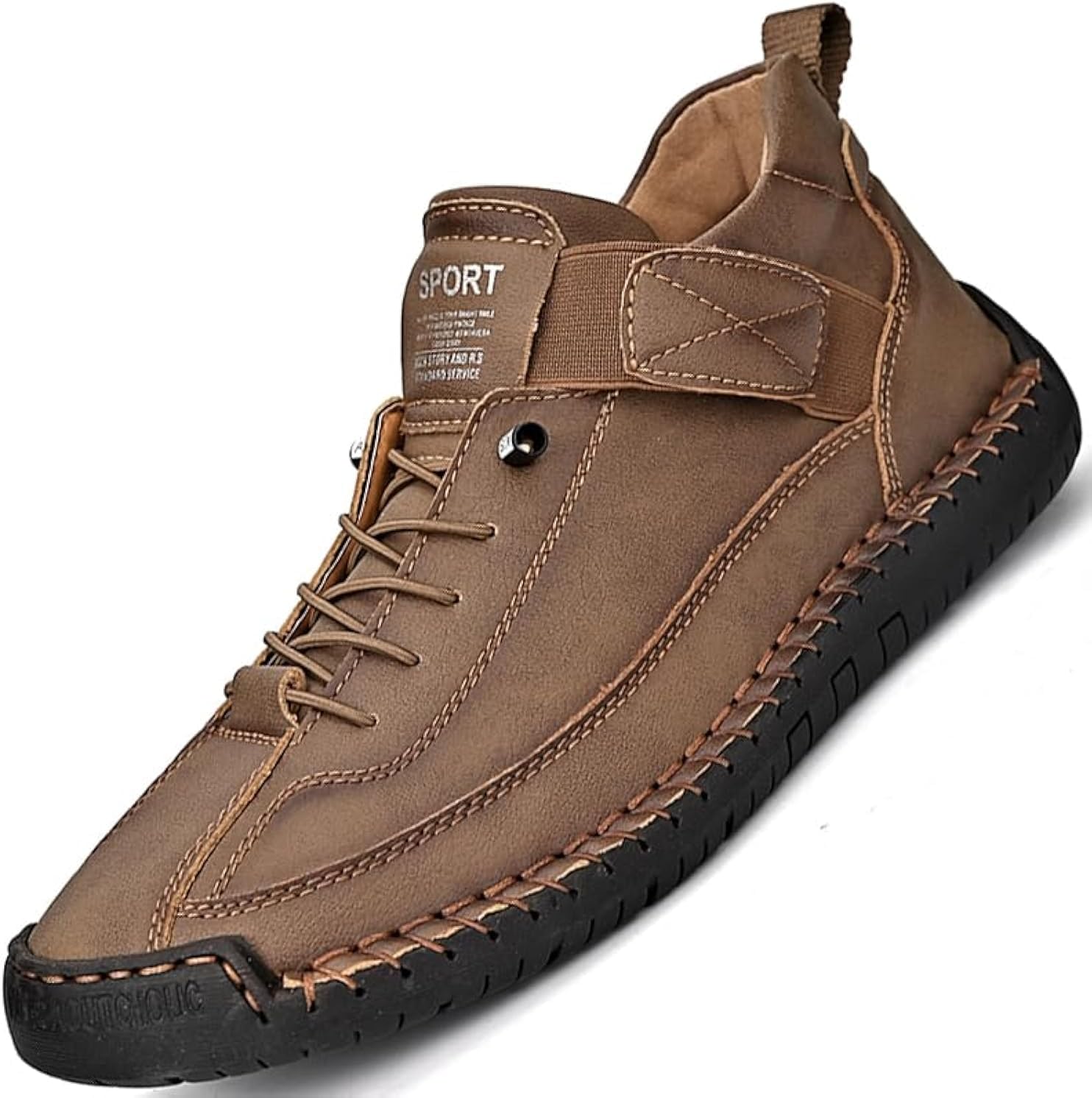 

Мужские кожаные туфли LZDZN для мужчин, лоферы, повседневные, мужские ботинки черного, коричневого, хаки, синего и зеленого цвета, больших размеров, ручная работа, модные