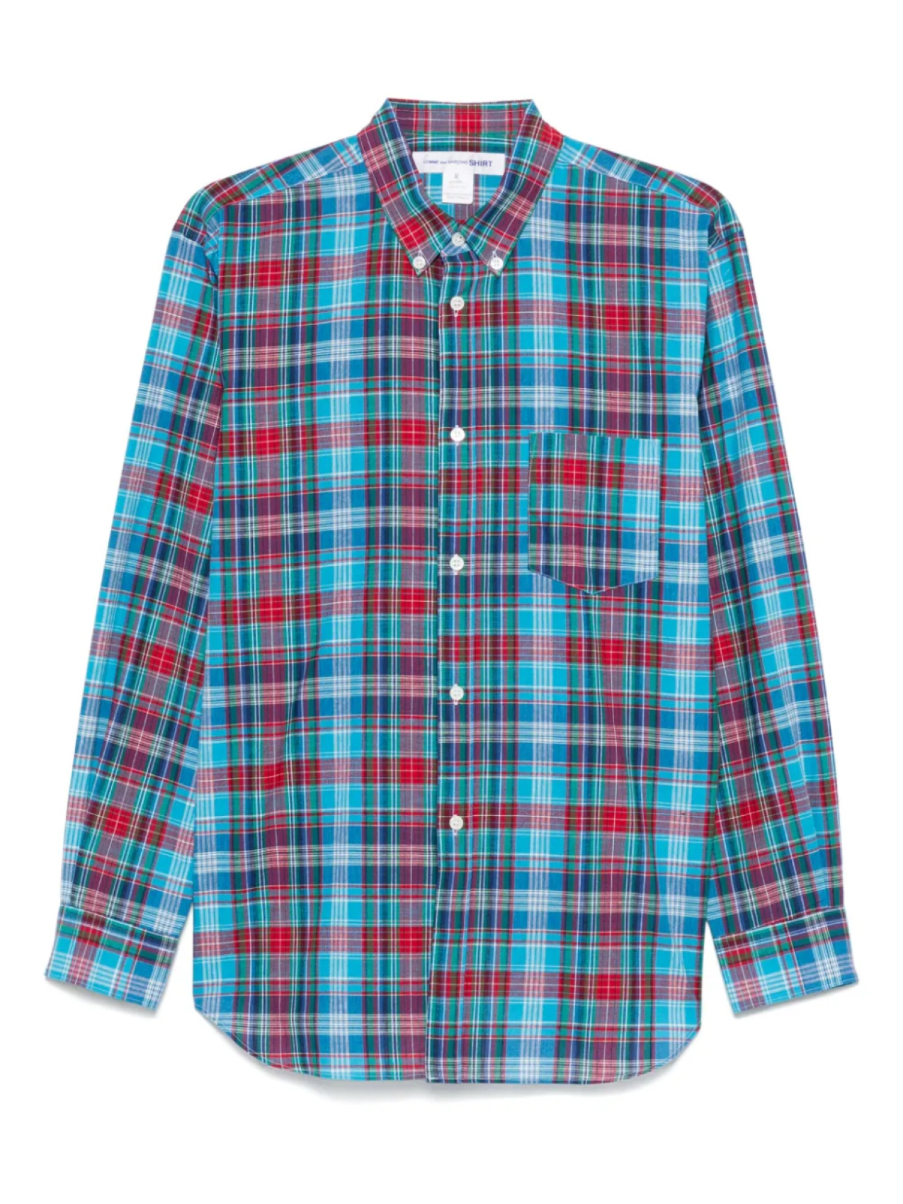 

Клетчатая рубашка Comme Des Garçons Shirt, синий