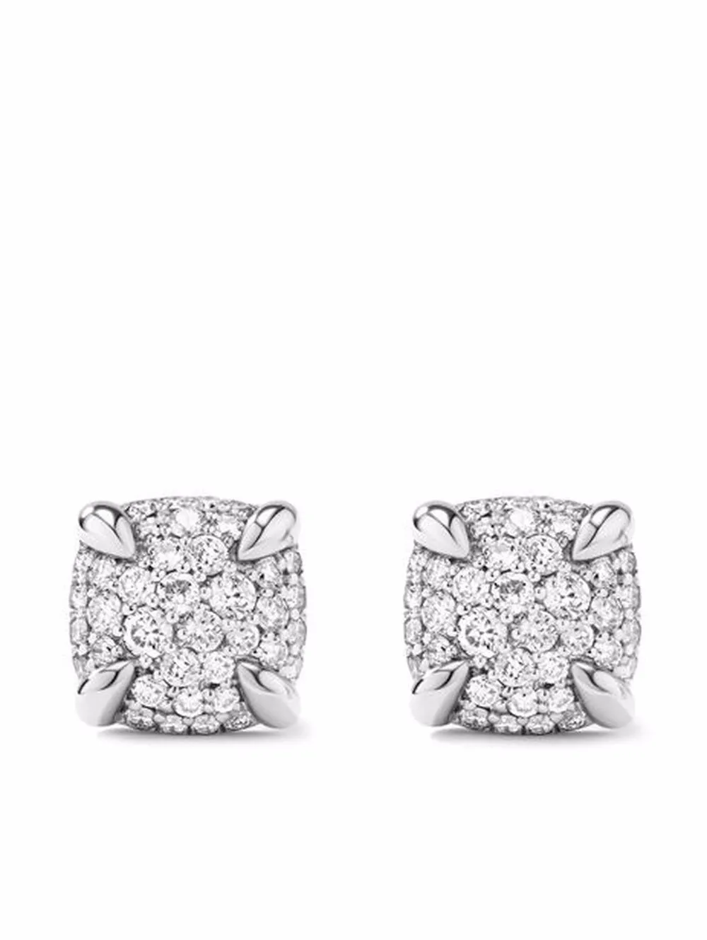 

Серебряные серьги-гвоздики Petite Chatelaine с бриллиантами (6.5 мм) David Yurman, серебяный