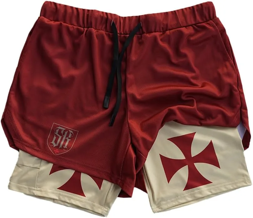 

Шорты для тренировок Performance, двухслойные с карманом для телефона SAINT KAIZEN