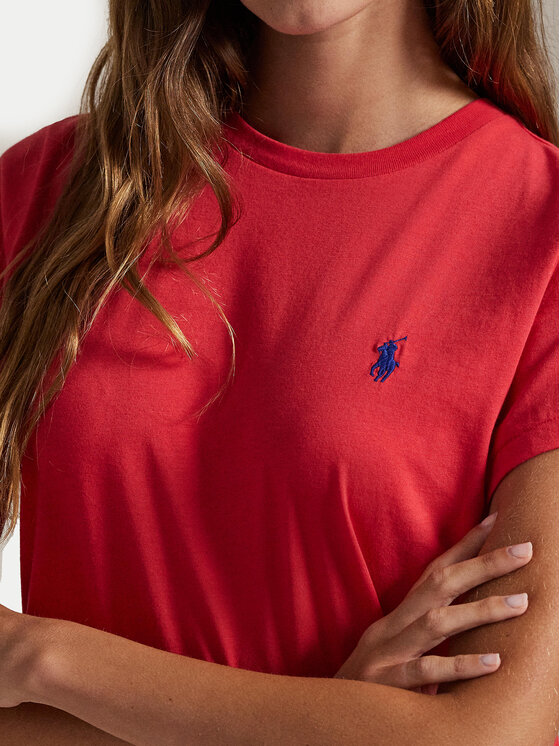 Футболка regular fit 211898698035 Polo Ralph Lauren, красный — фото 4
