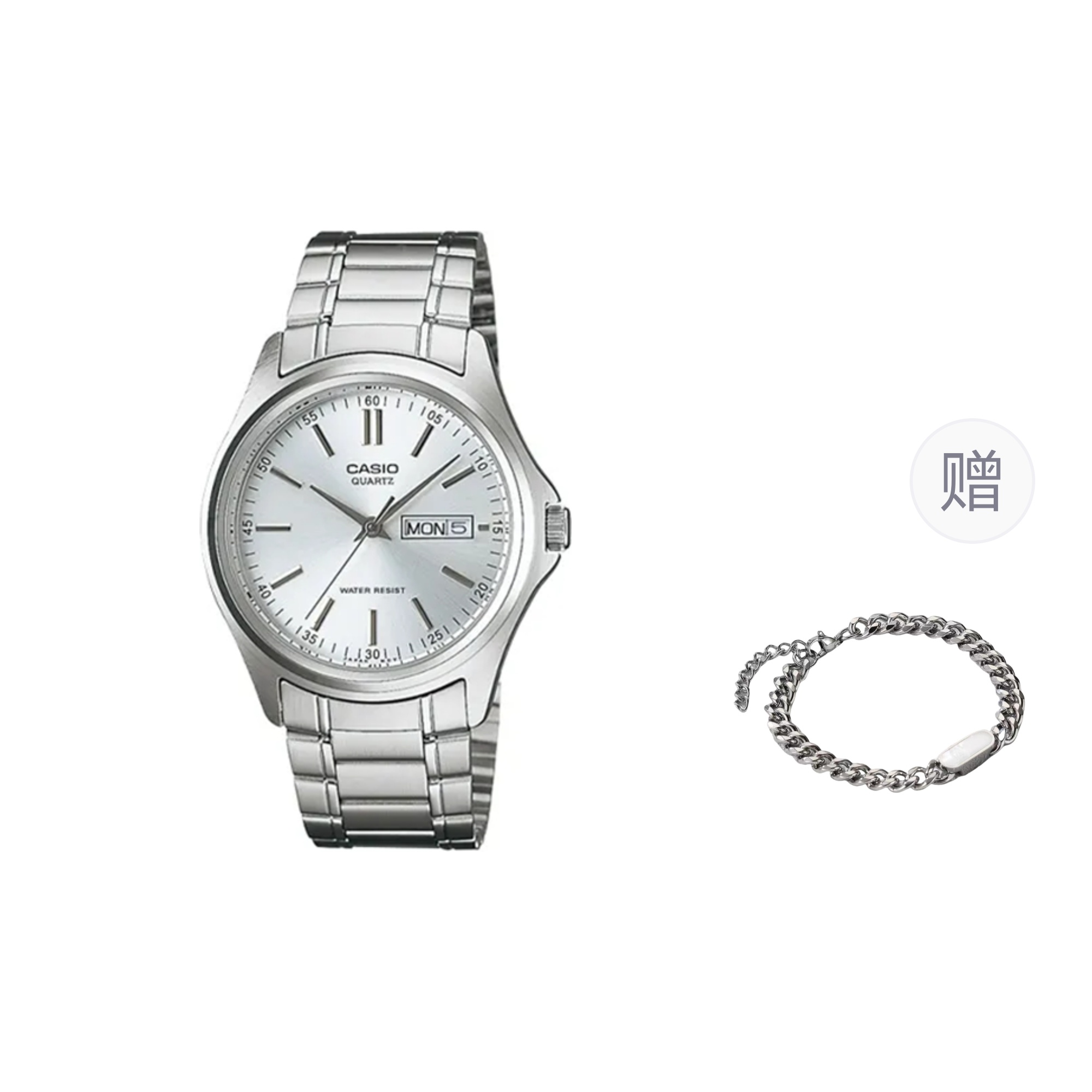 

CASIO Часы Men White Watch, White