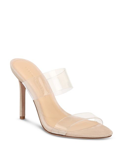 Женские босоножки без шнуровки Asha на высоком каблуке Veronica Beard, цвет Tan/Beige