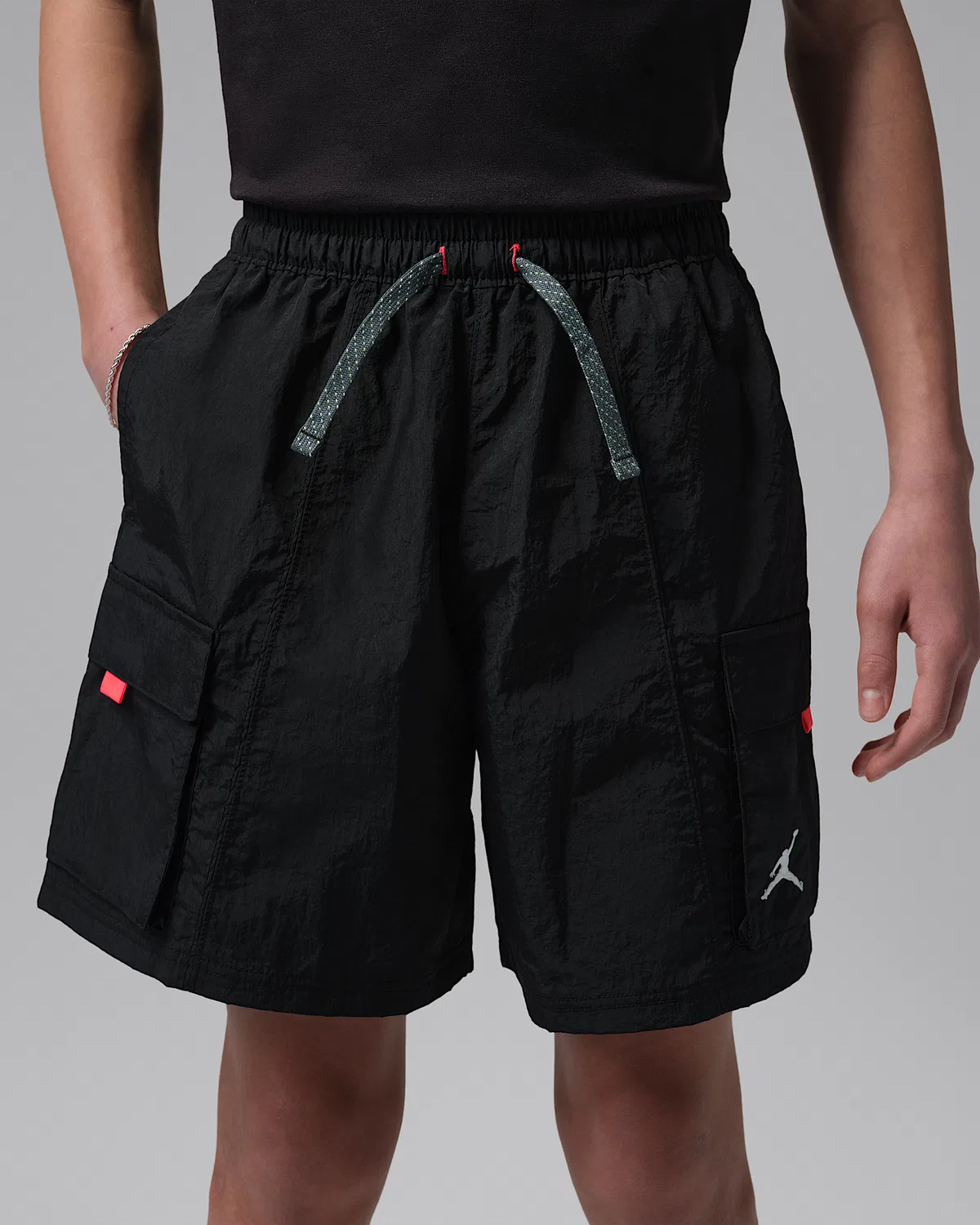 Детские технологичные шорты Jordan Super Splash, Black — фото 2