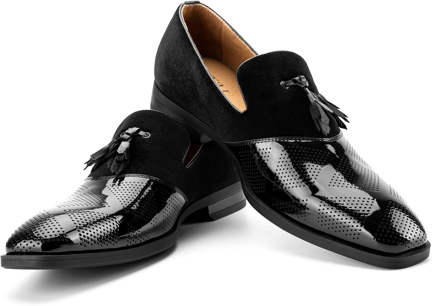 

Мужские туфли JITAI - повседневные лоферы из кожи и замши для мужчин, удобные туфли на низком каблуке, слипоны для свадьбы, деловых встреч и официальных мероприятий, черного или коричневого цвета