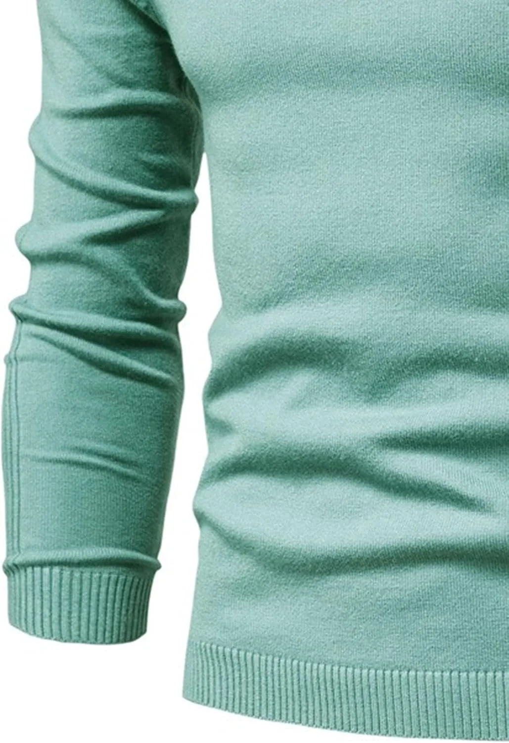 Мужской свитер с круглым вырезом Slim Fit — фото 3
