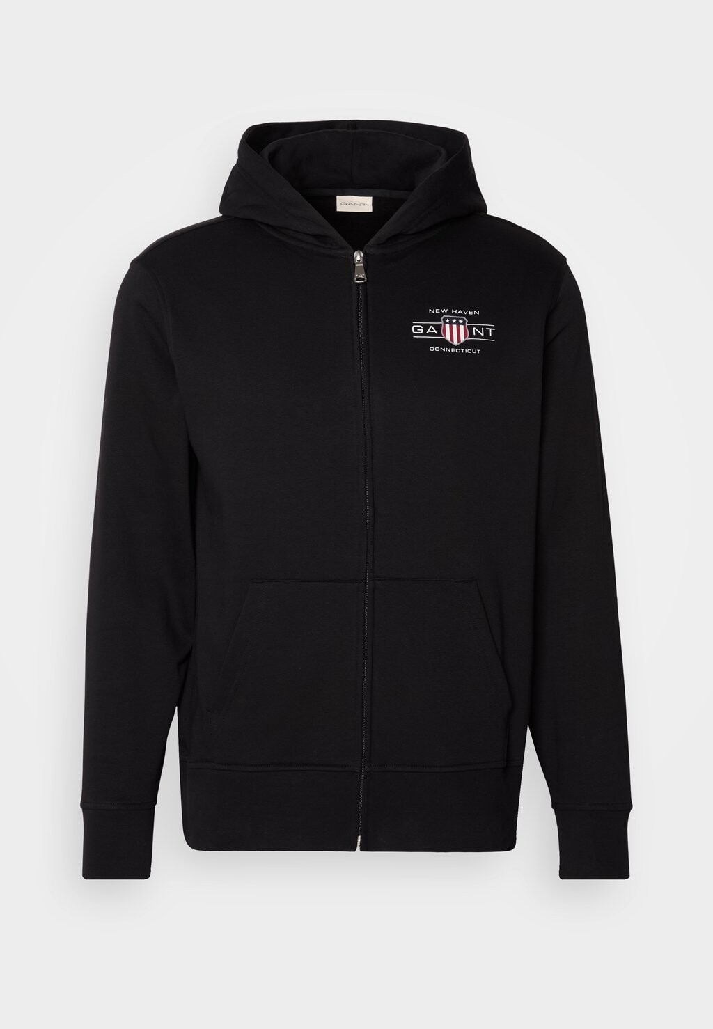 

Толстовка на молнии GRAPHIC FULLZIP HOODIE GANT, черный