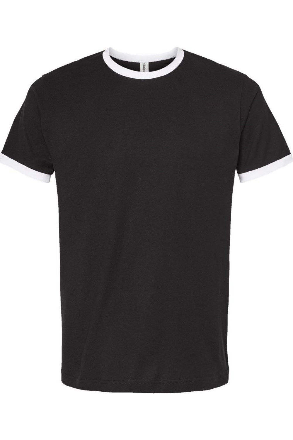 

Футболка Ringer из тонкого джерси Tultex Unisex, черный/белый