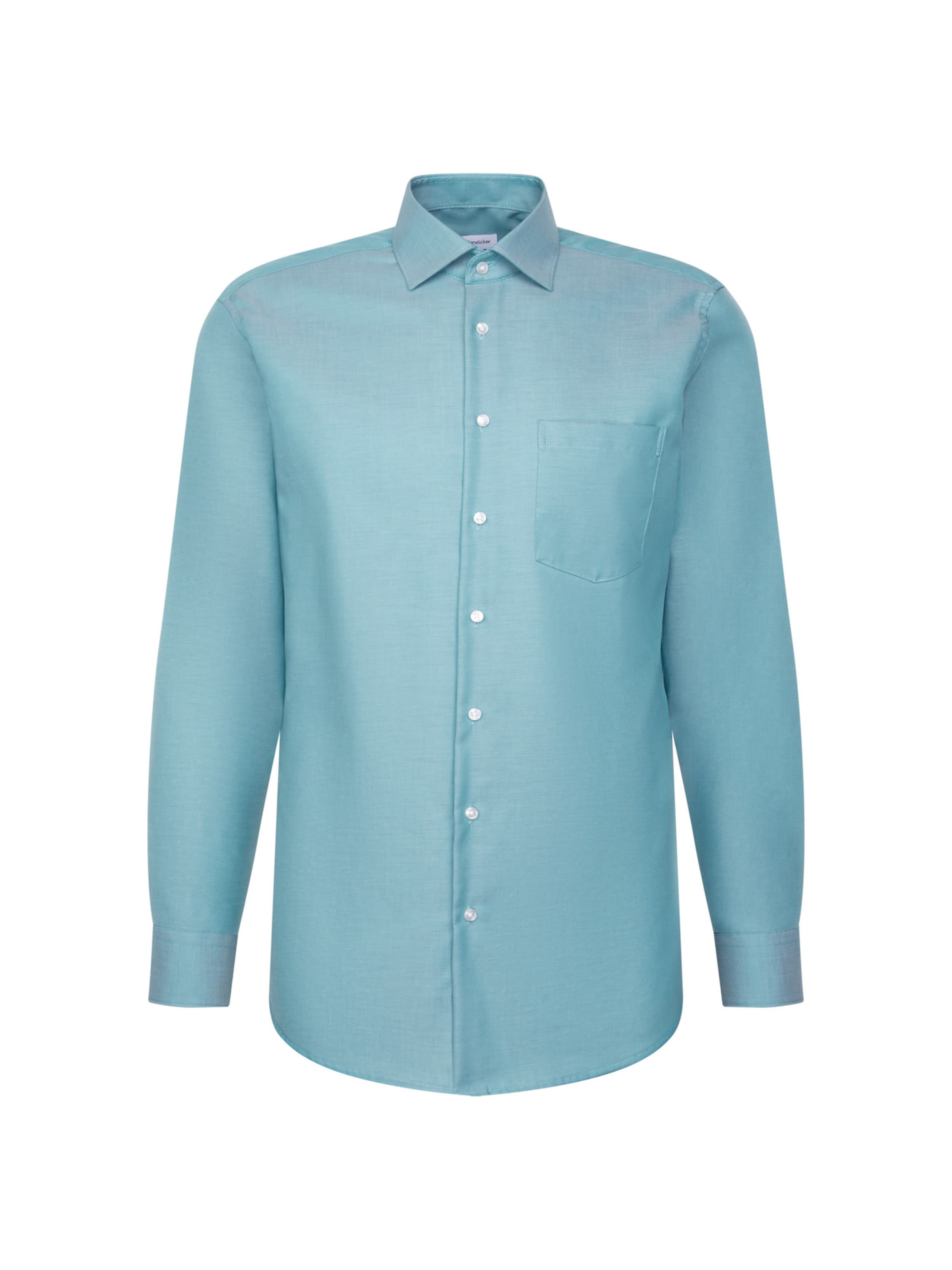 

SEIDENSTICKER Рубашка для делового стиля 'SMART CLASSICS' комфортного кроя в цвете бирюза