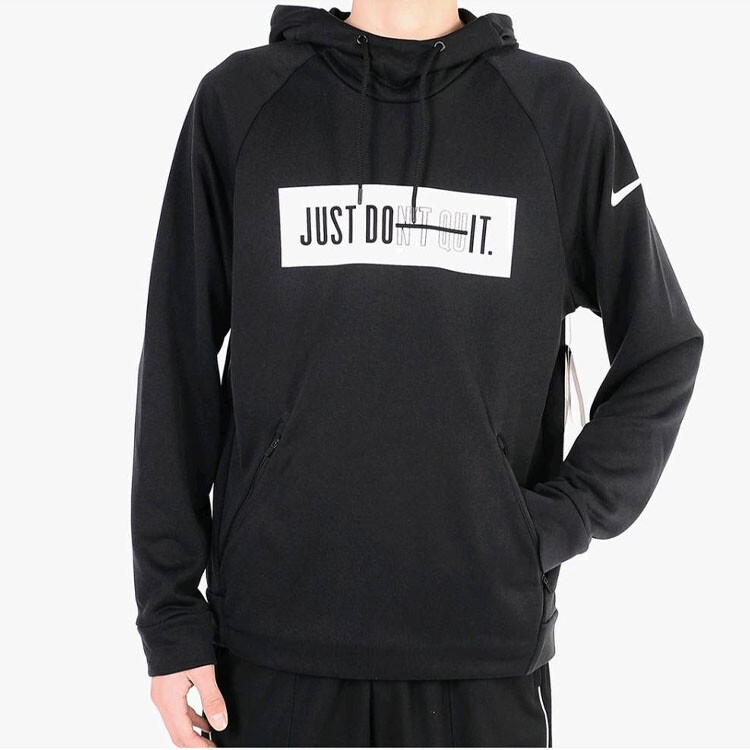 Толстовка мужская черная Nike, черный — фото 3