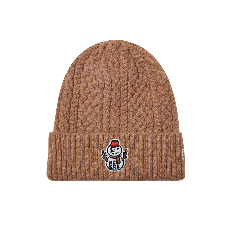 

New Era Акриловая вязаная шапка унисекс, 14113261 Khaki