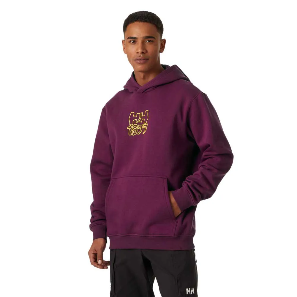 

Худи Helly Hansen Graphic, фиолетовый